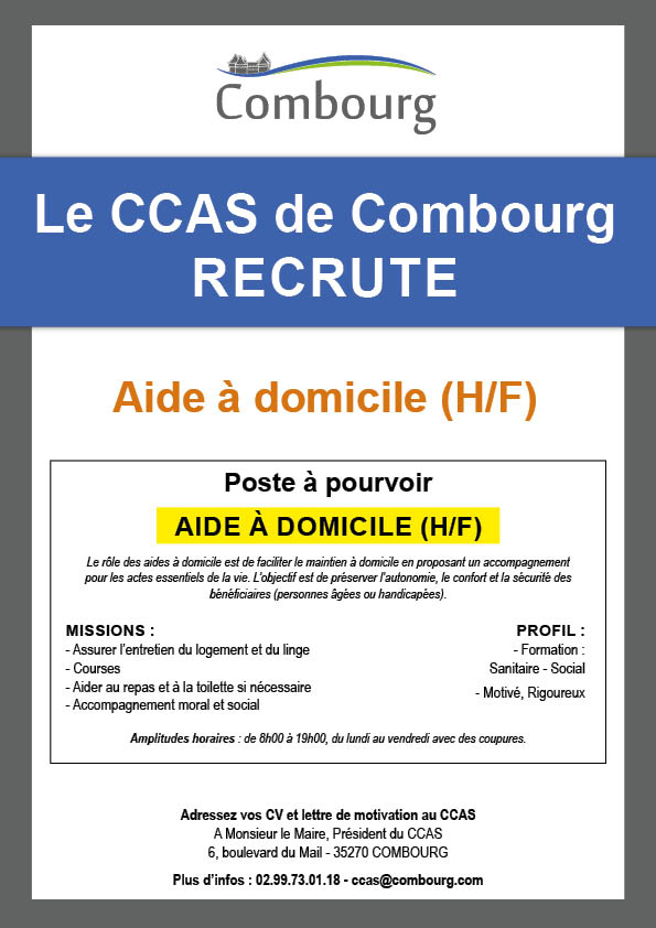 Offres D'emploi - Ville De Combourg