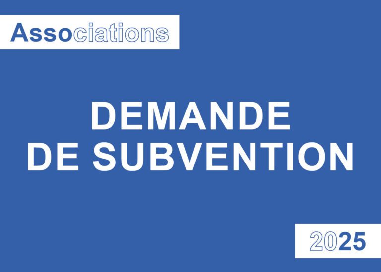 Lire la suite à propos de l’article Demande de subvention associative – 2025